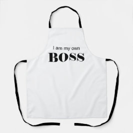 Ich bin mein eigener Boss! Schürze
