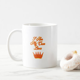 Ich bin mein eigener Chef Kaffeetasse