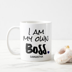 Ich bin mein eigener Chef Pink-Unternehmer Kaffeetasse