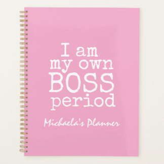 ICH BIN MEIN EIGENES BOSS|PINK BOSS GIRL PLANER