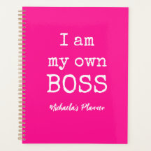 ICH BIN MEIN EIGENES BOSS|PINK UND WEISS