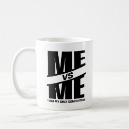 Ich bin mein einziger Wettbewerb Cooler Gym Lover Kaffeetasse