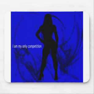 Ich bin mein einziger Wettbewerb - Fitness / Bodyb Mousepad