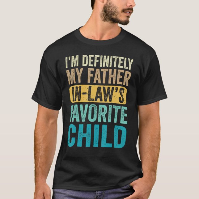 Ich bin mein Vater in Jurys Lieblingskind D T-Shirt (Vorderseite)