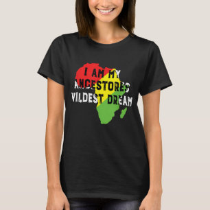 Ich bin meine Vorfahren Wildest Dream Women Black  T-Shirt