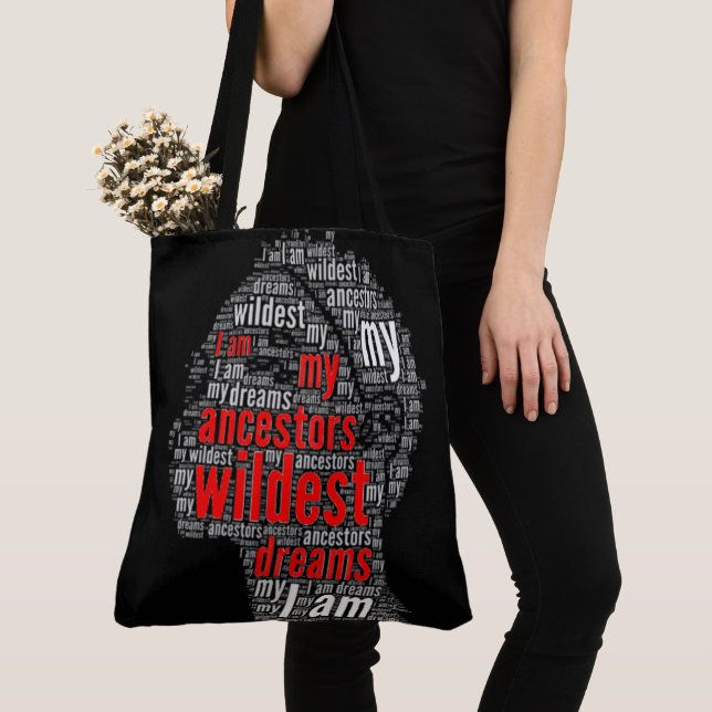 Ich bin meine Vorfahren Wildest Dreams Black Girl  Tasche (Von Nahem)