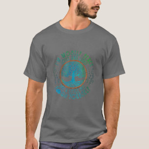 Ich bin meistens Ruhe, Liebe und Licht - Yoga Tree T-Shirt