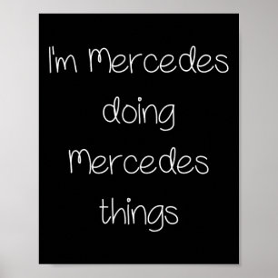 Ich bin Mercedes, der lustige Dinge macht, Frauen  Poster