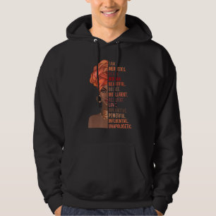 Ich bin Mercedes Schwarze Frauen Geschichte Monat Hoodie