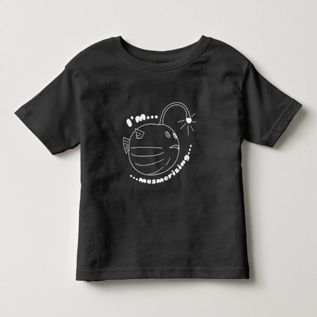 Ich bin Mesmerisierend... Die Puffer-Lampe-Fisch r Kleinkind T-shirt (Vorderseite)