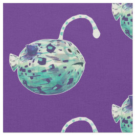 "Ich bin Mesmerisierend..." Die Puffer-Lampe-Fisch Stoff