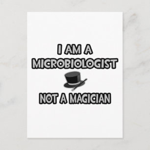 Ich bin Mikrobiologe... Nicht ein Magier Postkarte