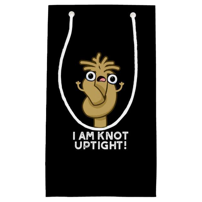 Ich bin mir bewusst, hochgespannt Funny Rope Puff  Kleine Geschenktüte (Vorderseite)