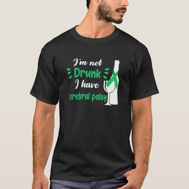 Ich bin mir nicht Betrunken, dass ich eine zerebra T-Shirt (Vorderseite)