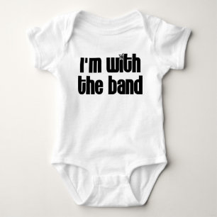 Ich bin mit dem Band Baby Strampler