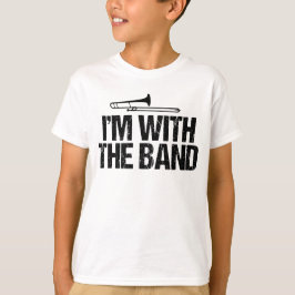 Ich bin mit dem Band Funny Trombone Player T-Shirt