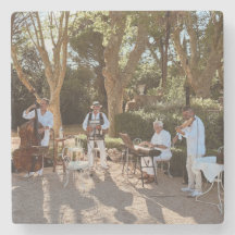 Ich bin mit dem Band Stone Untersetzer