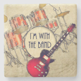 Ich bin mit dem Band Stone Untersetzer