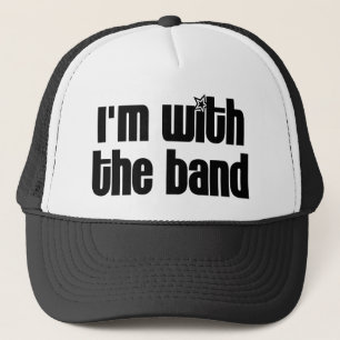 Ich bin mit dem Band Truckerkappe