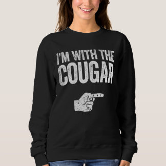 Ich bin mit dem Cougar-Matching-Cougar-Kostüm Sweatshirt