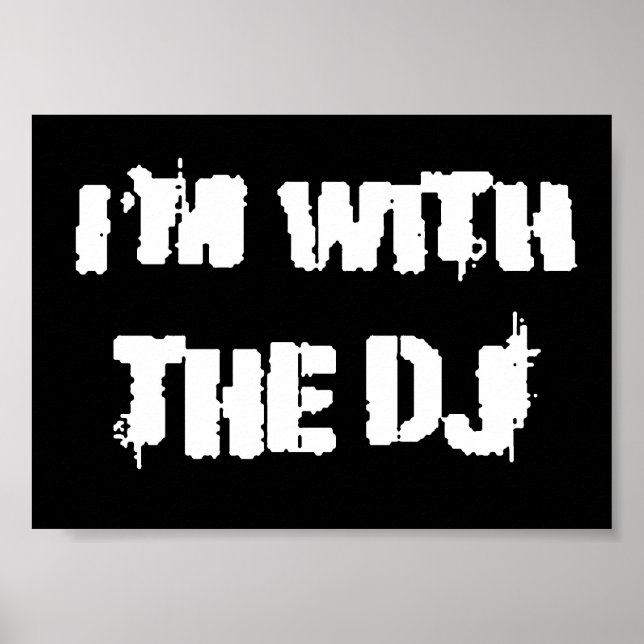 Ich bin mit dem DJ Poster (Vorne)