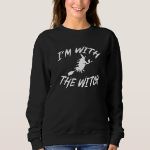 Ich bin mit dem Hexen-Halloween-Paar passendes Kos Sweatshirt