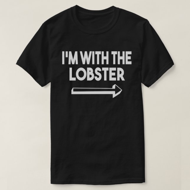 Ich bin mit dem HummerHalloween-Matching-Kostüm T-Shirt (Design vorne)