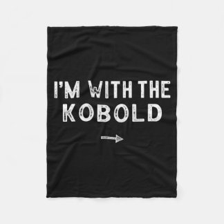 Ich bin mit dem Kobold-Kostüm, das faules Hallowee Fleecedecke