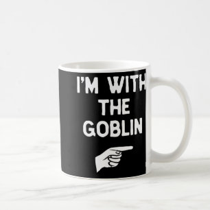 Ich bin mit dem Kobold-Kostüm Halloween passend Kaffeetasse