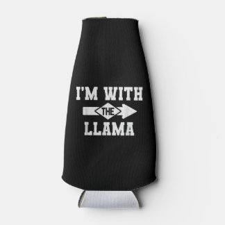 Ich bin mit dem Lama-Kostüm Halloween Matching Cou Flaschenkühler