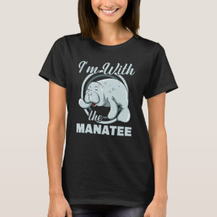 Ich bin mit dem Manatee-Seekuh-Meer Frauen Zookee T-Shirt