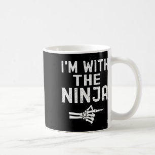Ich bin mit dem Ninja Funny Skeleton Halloween Mat Kaffeetasse