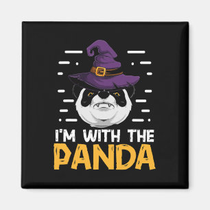 Ich bin mit dem Panda-Funny-Paar Matching Panda Be Magnet