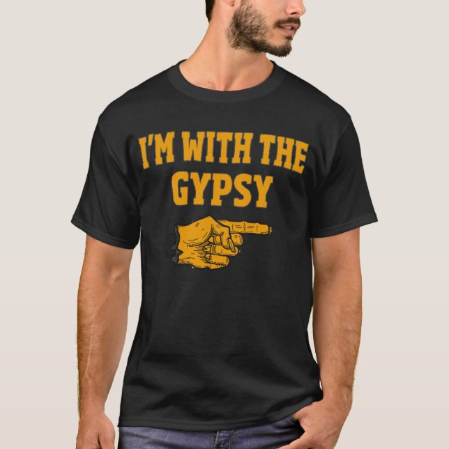 Ich bin mit dem Sinti und Roma, das Halloween-Kost T-Shirt (Vorderseite)