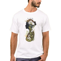 Ich bin mit dem T - Shirt ihres Mannes zufrieden