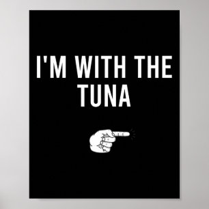 Ich bin mit dem Thunfisch-Halloween-Kostüm-Party, Poster