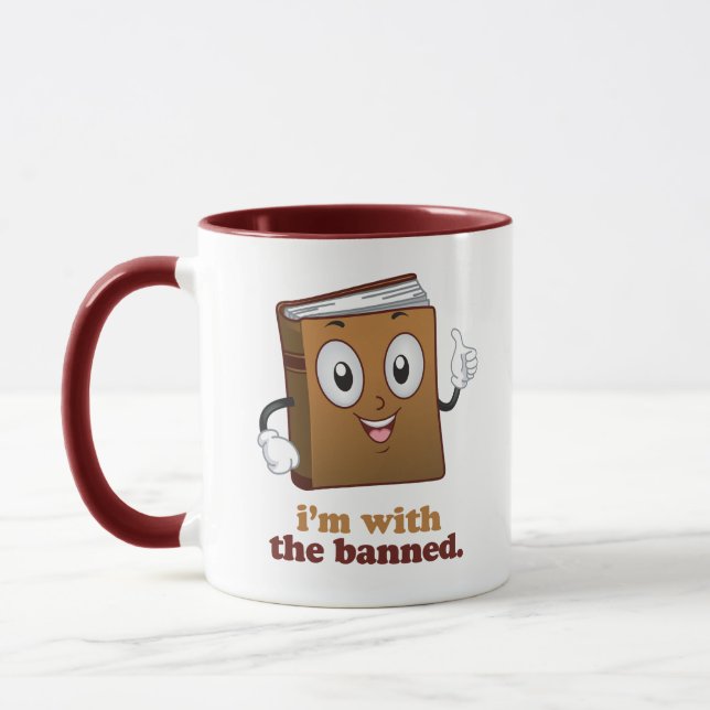 Ich bin mit dem Verbotenen Tasse (Links)
