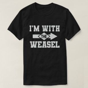 Ich bin mit dem Weasel Funny Couple Halloween-Kost T-Shirt