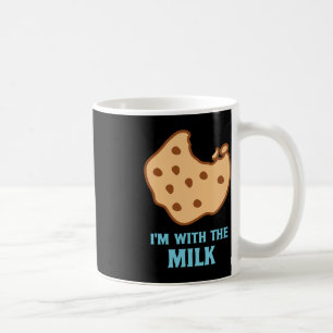 Ich bin mit den Milch- und Kekspaaren die besten Kaffeetasse