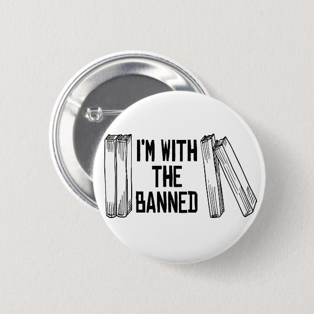 Ich bin mit den Verbotenen Button (Vorne & Hinten)