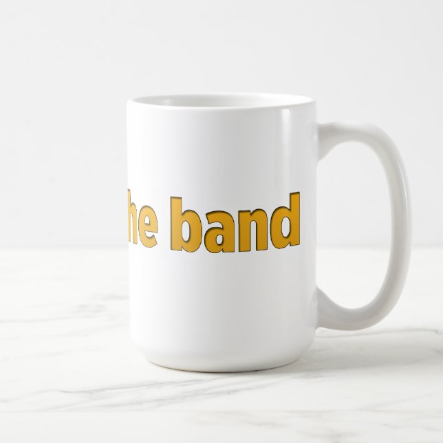 Ich bin mit der Band Kaffeetasse (Rechts)