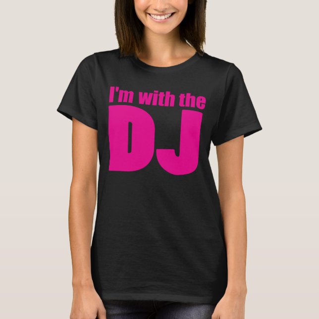 Ich bin mit der DJ-T-Shirt Dunkelheit T-Shirt (Vorderseite)