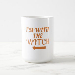 Ich-bin-mit-der-Hexe-Tasse Kaffeetasse