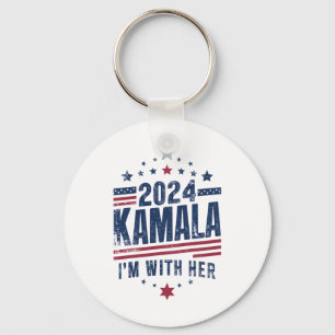 Ich bin mit ihr Kamala Wähle 2024 Kamala-Harris Schlüsselanhänger
