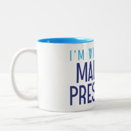 ICH BIN MIT IHR! ZWEIFARBIGE TASSE