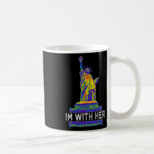 Ich bin mit ihrer Freiheitsstatue #sistance #rebel Kaffeetasse