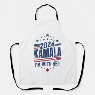 Ich bin mit ihrer Kamala-Abstimmung für 2024 Kamal Schürze