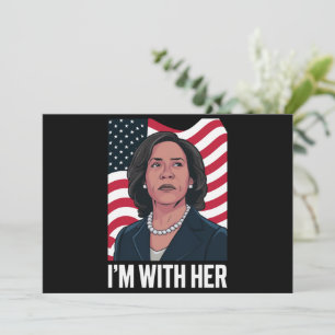 Ich bin mit ihrer Kamala-Abstimmung für den Präsid Einladung