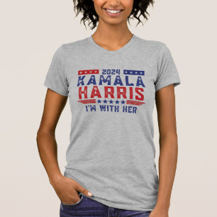 Ich bin mit ihrer Kamala-Abstimmung für den Präsid T-Shirt