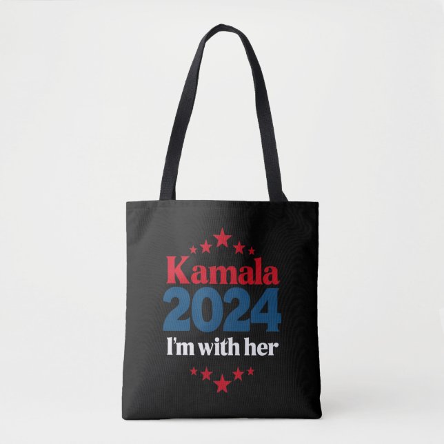 Ich bin mit ihrer Kamala-Abstimmung für den Präsid Tasche (Vorderseite)